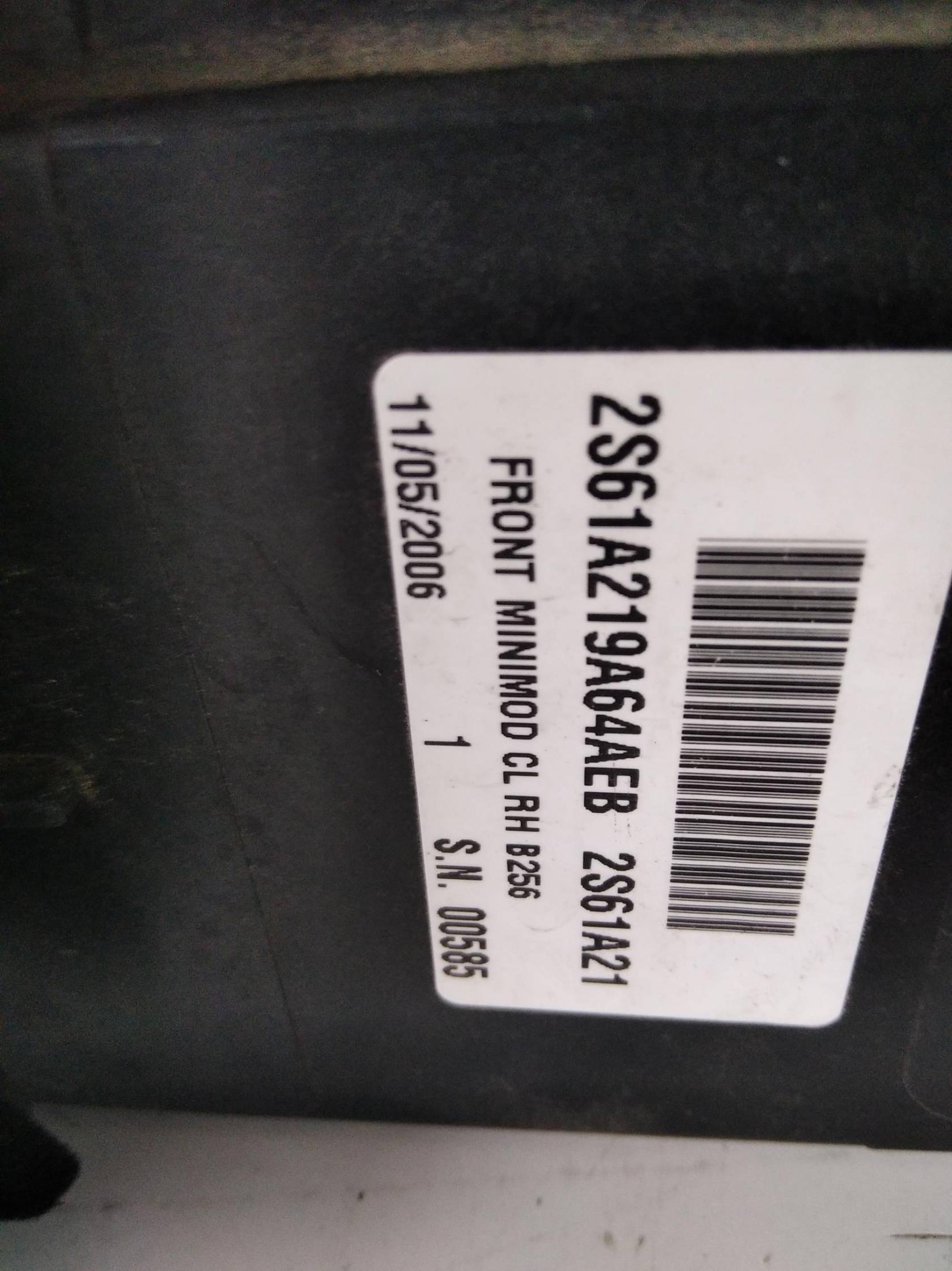 Serratura porta ant. dx.